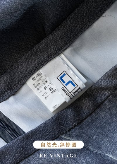 霧灰不規則線條短裙（25"）13