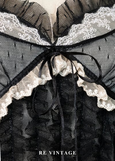惡女羅曼史波點蕾絲細肩帶背心6