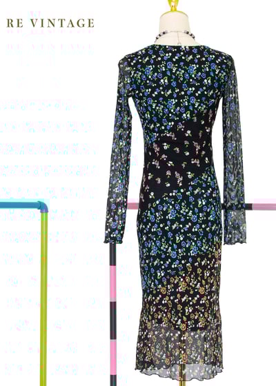 Bloom in Haze 色彩斑斕碎花洋裝11