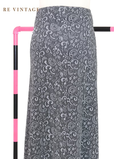 韓國製 - 石灰色漂亮印花紋路長裙（28-32"）7