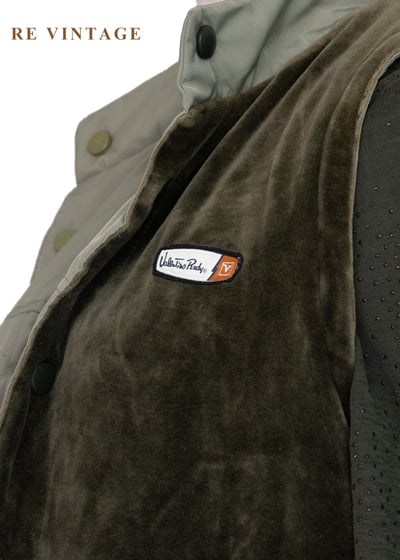 綠精靈絨布尼龍雙面穿背心7