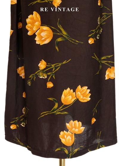 柑橘花香深巧克力色細肩帶洋裝4