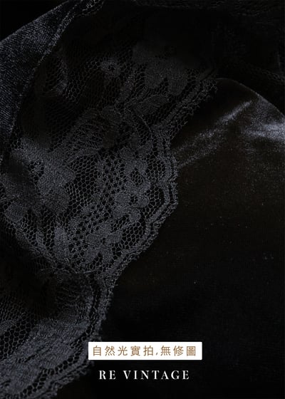 絲絨光澤蕾絲細肩帶洋裝14