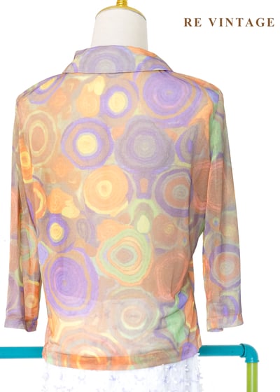 夢境中的行星帶網紗上衣11