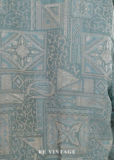 灰綠色霧裡紋路復古夾克外套6