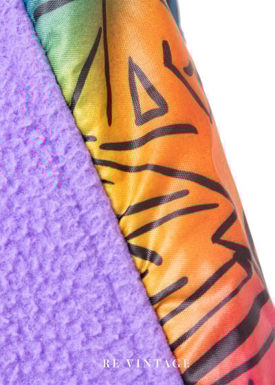 『歐洲寶物』糖果紫拼接搖粒絨帥氣半領運動衫14