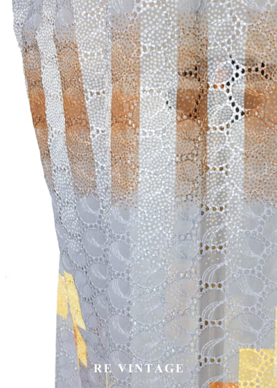 幾何迷蹤 - 藍灰色蕾絲旗袍洋裝14