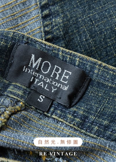 冬日午後一抹陽光一朵小花丹寧裙（27"）14