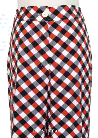 三色斜紋錯視感長褲（28"）3