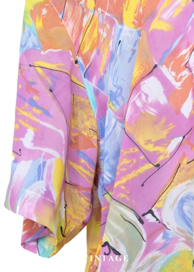 印象派的晨曦 - 彩繪水彩藝術襯衫8