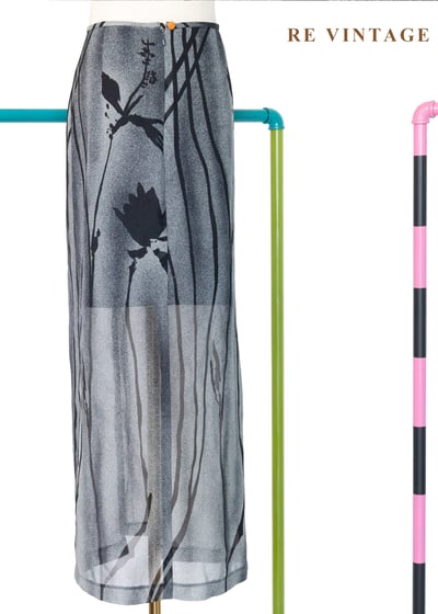 墨色流轉空靈氣質長裙（28"）8