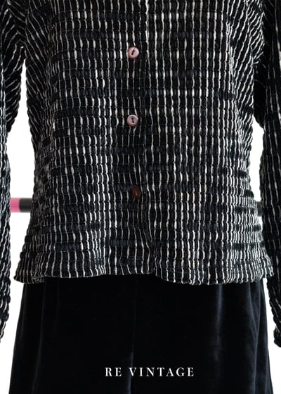 Coal smoke 黑白相間絨布襯衫4