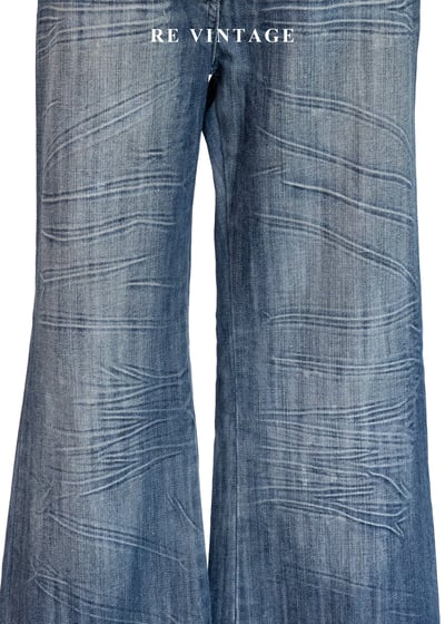 刷洗刺繡花卉牛仔褲（28"）12