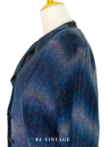 日本製 - 午夜星雲混色針織毛衣外套10
