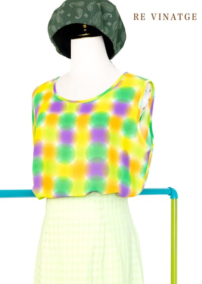 霓虹燈閃閃雪紡背心10