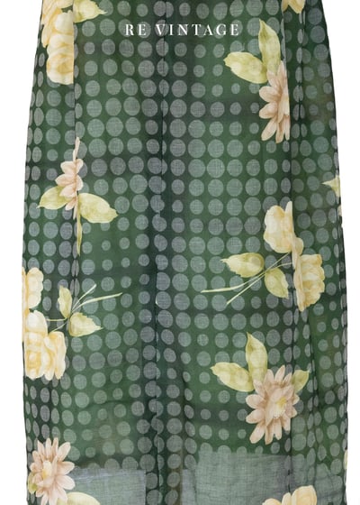 復古圓波交疊花卉奇幻美裙（27"）4