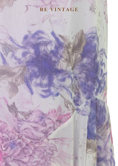 粉紫夢境模糊花卉美裙（27"）12