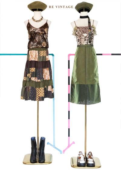 沈睡森林花影絨布細肩帶背心2