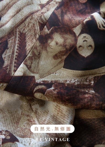 文藝復興拼貼褲裙（26-28"）12