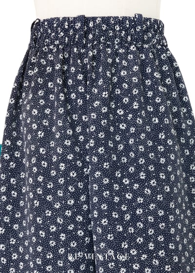 清新の藍色小白花褲裙（23-27"）8