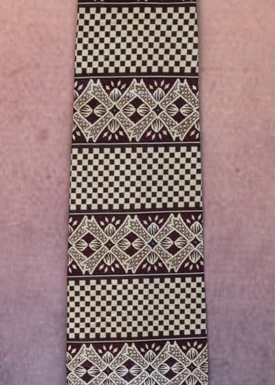 棋盤格與圖騰儀式領帶3