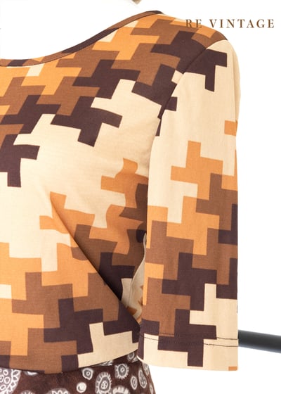 橘棕色疊疊樂小上衣9