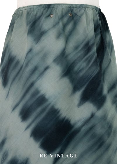 水墨綠迷蹤中長裙（22-29"）3