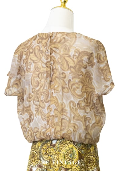 拿坡里的午後遺蹟 - 古典巴洛克雕花透膚衫9