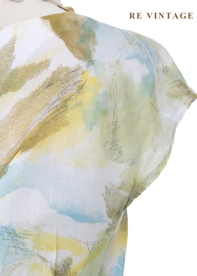 晨光水彩暈染棉料上衣12