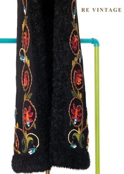 繁花盛開的邊境長版背心罩衫4