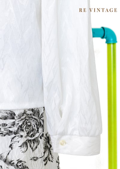 『歐洲寶物』法國製 - 純潔白閃電印花設計感襯衫9