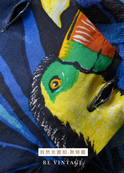 Jungle Whisper 繁葉間熱帶鳥兒短版背心12