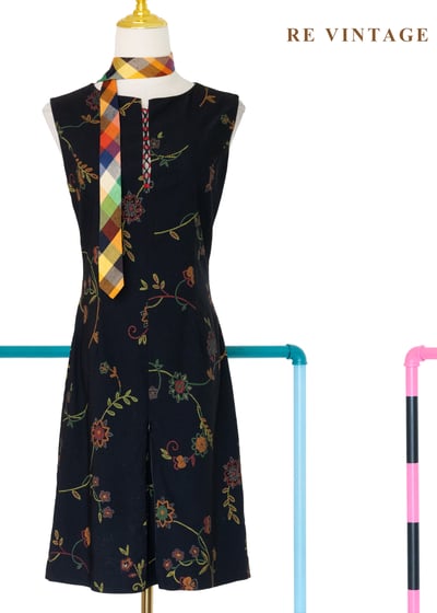 午夜花火 - 花園裡的文藝少女洋裝1