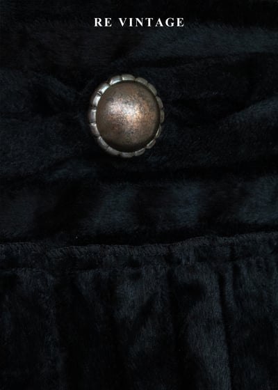 小華麗黑系復古金屬釦燈籠短裙（28"）7