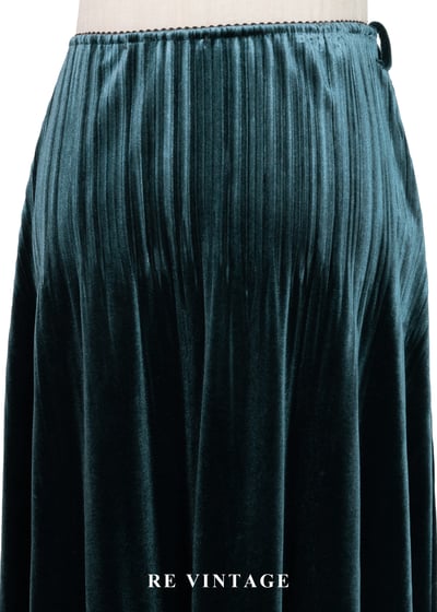 套裝組合 -深湖水綠壓褶絨布美裙（20-28"）7