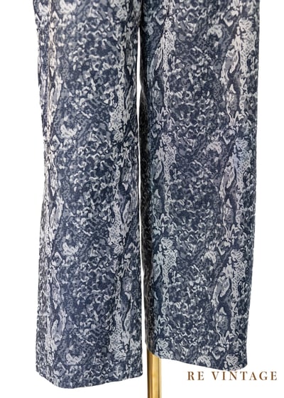 Blue camouflage 高腰褲褲（30"）4