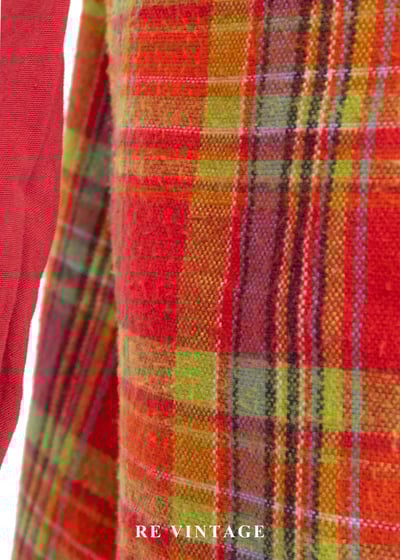 秋冬質感單品 - 甜美紅格紋迷你洋裝13