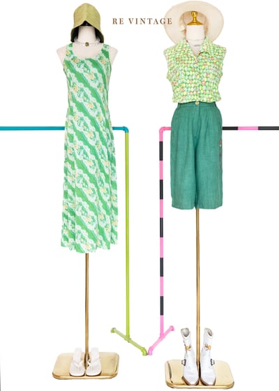 Herb Patch 刺繡小花及膝短褲（24-25"）2