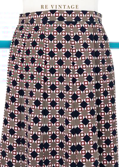 顛倒小方塊氣質中長裙（25"）8