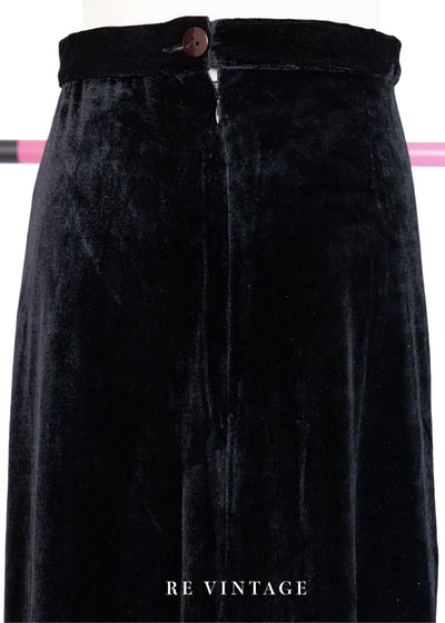 氣質單品 - 黑色衣櫃穿搭必備絨布裙裙（26"）7