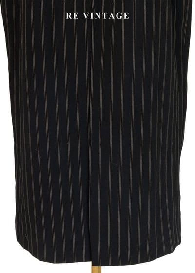 縱橫秩序 - 高腰排釦直條紋高腰長裙（26"）8