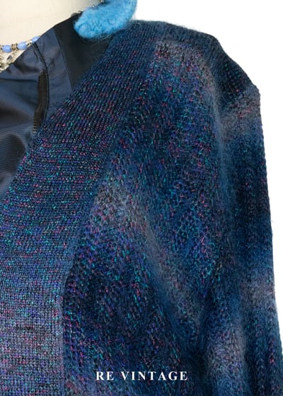 日本製 - 午夜星雲混色針織毛衣外套6