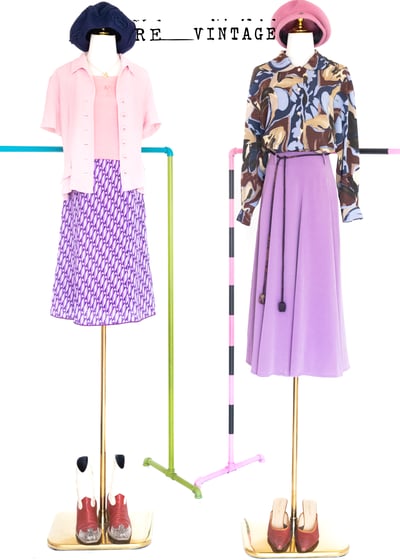 藍紫色水墨藝術長袖襯衫3