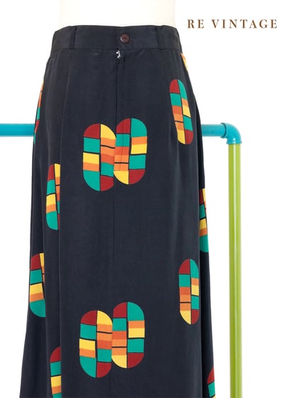 顏色膠囊撞色長裙（25"）9