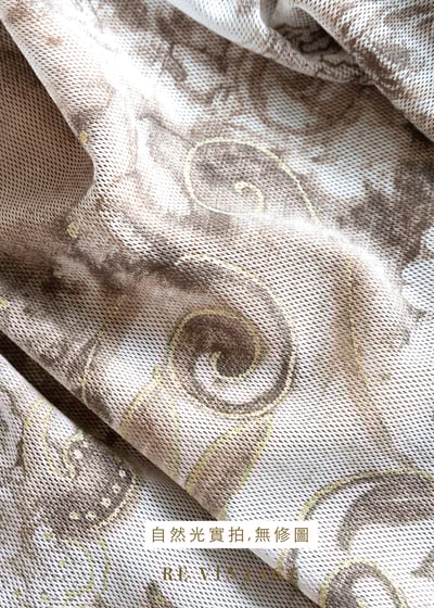 宮廷窗紗外煙幕瀰漫中長裙（22-28"）12