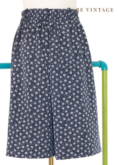 清新の藍色小白花褲裙（23-27"）6