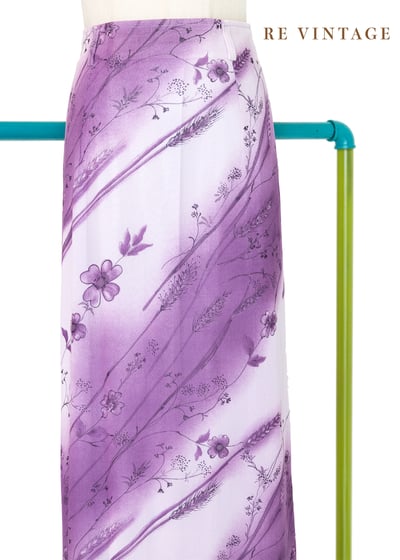 Spring Crocus 斜紋小花長裙（25"）3