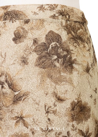 套裝長裙 - 棕影花語舊夢長裙（27-30"）5