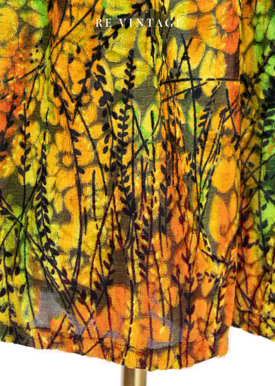 金龜子小枝葉燒絨絨布裙（26-32"）7