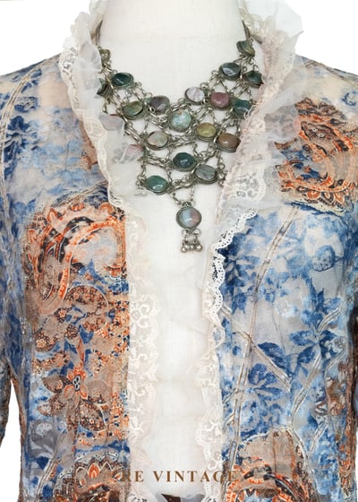 維多利亞繁花蕾絲邊罩衫3